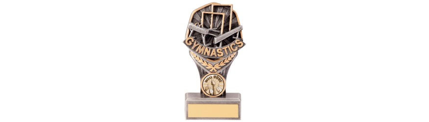FALCON GYMNASTICS RESIN TROPHY - 4 SIZES - 14CM - 24CM FALCON GYMNASTICS RESIN TROPHY - 4 SIZES - 14CM - 24CM